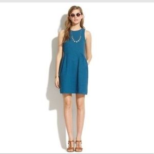 Madewell Teal Verse Ponte dress